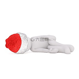 白人男性,孤立,3d模型