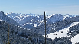 阿爾高,冬天,山