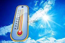 热,夏季,太阳