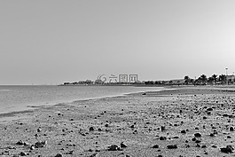 海,海灘,石頭