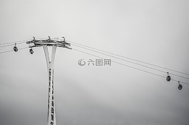 電纜車,電纜鐵路,透視