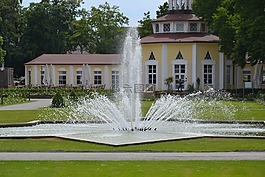 噴泉,公園,城市公園