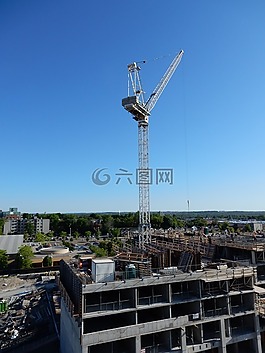 城市,建設(shè),起重機(jī)