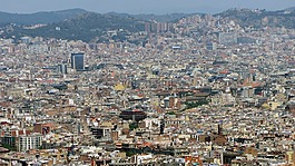 巴塞羅那,城市,中心