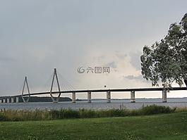 丹麥,橋,路
