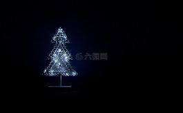 圣誕樹,光,假期