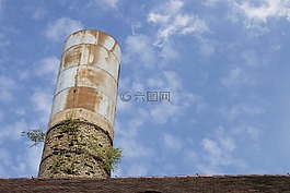 天空,煙囪,塔