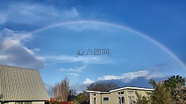 新西蘭,彩虹,建筑物
