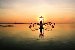 船,自然,海洋