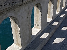 橋,陰影,光