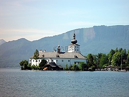 traunsee,格蒙登,奧地利