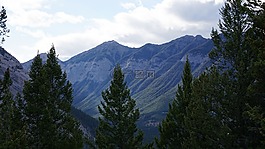 木材,山,加拿大