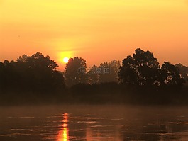 冬季景觀,日落,顏色