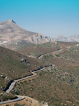 山,道路,無窮