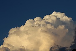 云,天空,多云