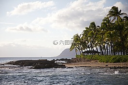 夏威夷,海洋,海灘