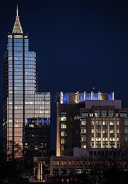 市容,市中心,夜照片