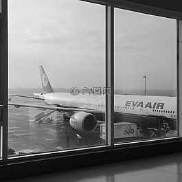 飛機,假期,登機