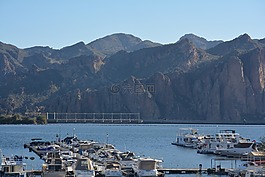 瑪麗娜,船,湖