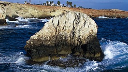 石,波,砸