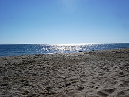 海灘,海岸,沙