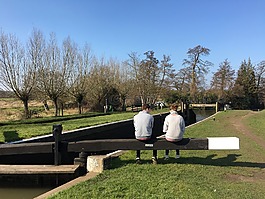 情侣,乡村,英国