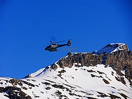 直升机,山,山救援
