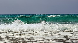 波,砸,泡沫