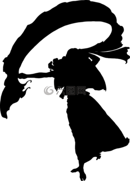 側(cè)影,黑,形狀