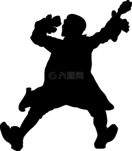 側(cè)影,黑,形狀
