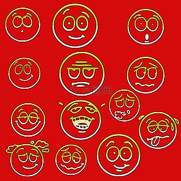 情感,微笑,憤怒