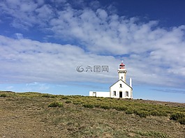 贝ile,灯塔,schapenwolkjes