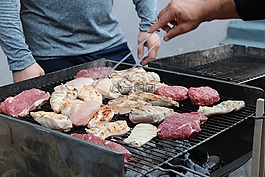 燒烤,烤肉,烤架