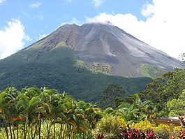 火山,厂,景观