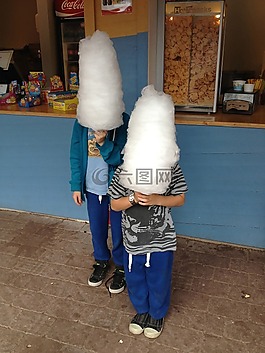 棉花糖,coneheads,白