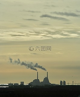 剪影,視圖,云