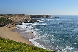 海洋,海灘,沙