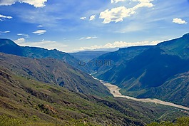 河,峡谷,景区