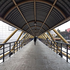 橋,vanishingpoint,走
