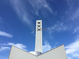 阿姆斯特丹,亞當(dāng) 塔,藍(lán)色的天空
