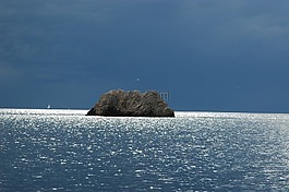 海,島,巖島