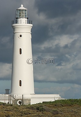 天空,燈塔,海岸