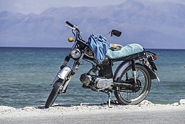 科孚島,摩托車,海