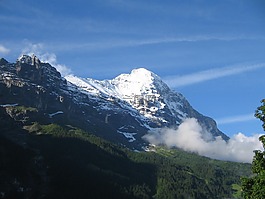公路,艾格峰,太陽