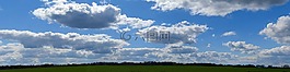 云,天空,全景