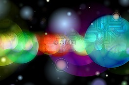 散景,背景,光反射