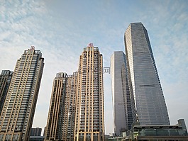 天空,建設,高大