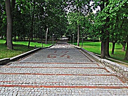 城市,公园,楼梯