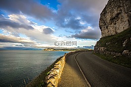 海岸,海洋,威爾士