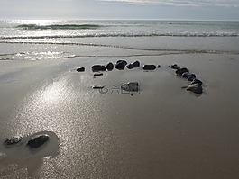 敘爾特島,北海,海灘